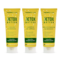 Шампунь + кондиционер + маска Happy Hair Detox Matcha комплект 250/250/250 мл