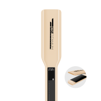 Утюжок MZ Titanium капучино, черные пластины, матовый